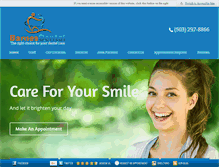 Tablet Screenshot of barnes-dental.com